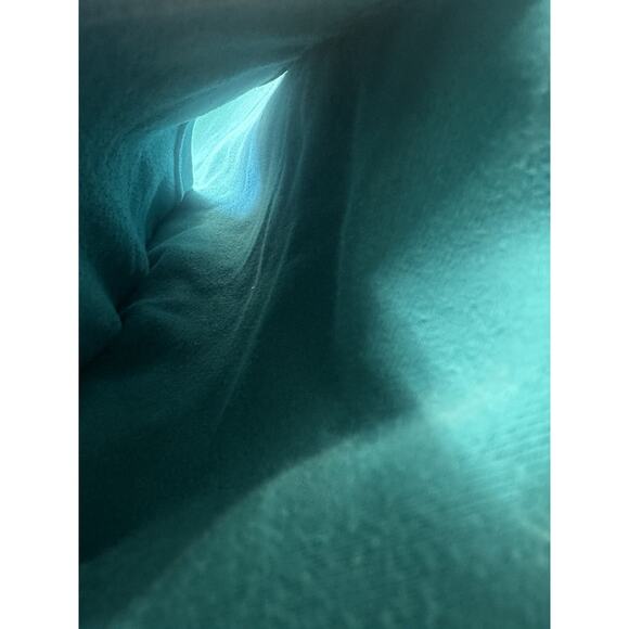 Y2K AEROPOSTALE L Since 87 TEAL Pullover CURSIVE SPELLOUT HOODIE SWEATSHIRT - Picture 4 of 12